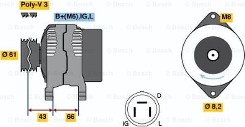 BOSCH 0 986 038 471 - Alternator www.molydon.hr