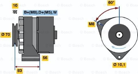 BOSCH 0 986 038 100 - Alternator www.molydon.hr