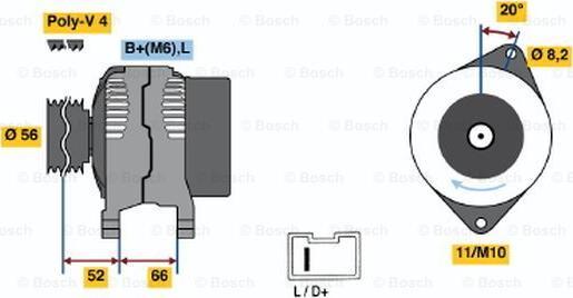 BOSCH 0 986 038 831 - Alternator www.molydon.hr