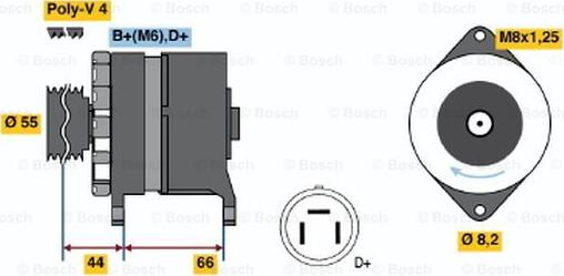 BOSCH 0 986 038 220 - Alternator www.molydon.hr