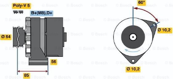 BOSCH 0 986 033 900 - Alternator www.molydon.hr