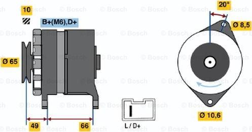 BOSCH 0 986 033 980 - Alternator www.molydon.hr