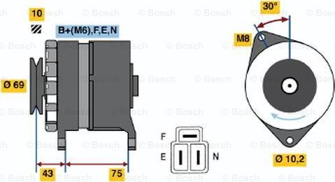 BOSCH 0 986 033 421 - Alternator www.molydon.hr