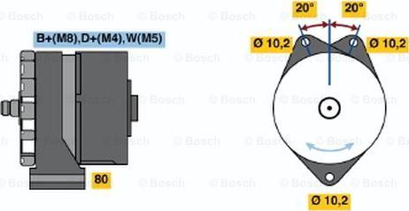 BOSCH 0 986 033 100 - Alternator www.molydon.hr