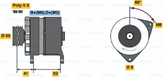 BOSCH 0 986 033 130 - Alternator www.molydon.hr