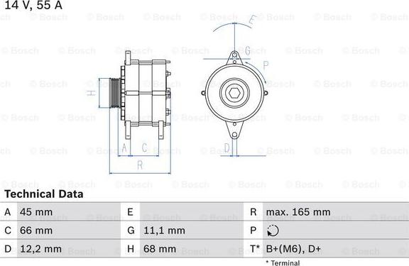 BOSCH 0 986 033 890 - Alternator www.molydon.hr