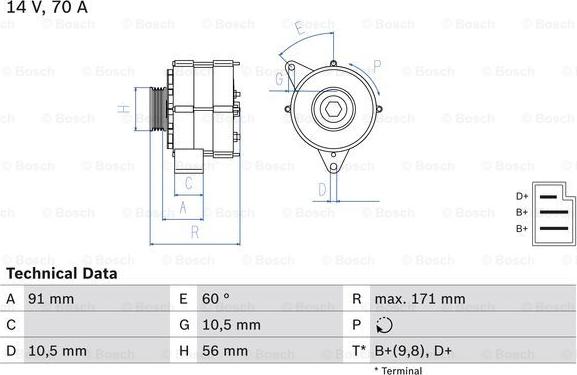 BOSCH 0 986 033 810 - Alternator www.molydon.hr