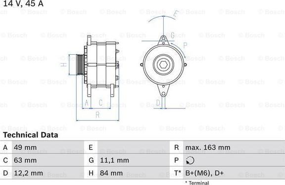 BOSCH 0 986 033 880 - Alternator www.molydon.hr