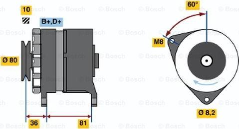 BOSCH 0 986 033 310 - Alternator www.molydon.hr