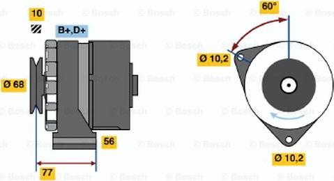 BOSCH 0 986 033 710 - Alternator www.molydon.hr