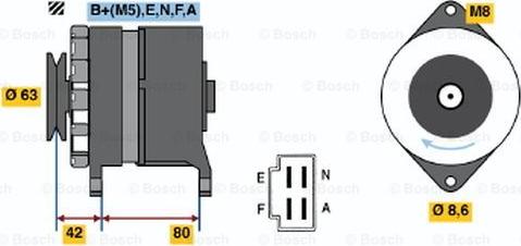 BOSCH 0 986 032 451 - Alternator www.molydon.hr