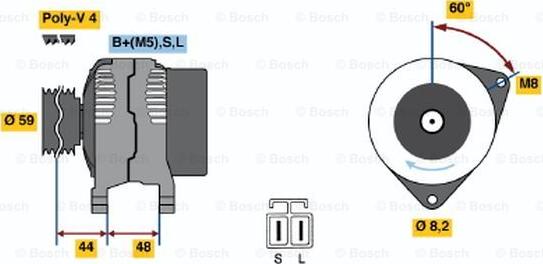 BOSCH 0 986 037 981 - Alternator www.molydon.hr