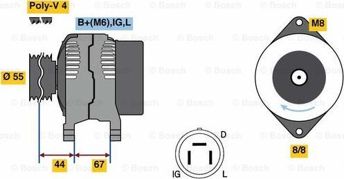 BOSCH 0 986 037 561 - Alternator www.molydon.hr