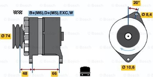 BOSCH 0 986 037 241 - Alternator www.molydon.hr