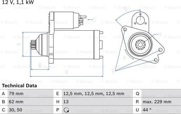 BOSCH 0 986 029 110 - Starter www.molydon.hr