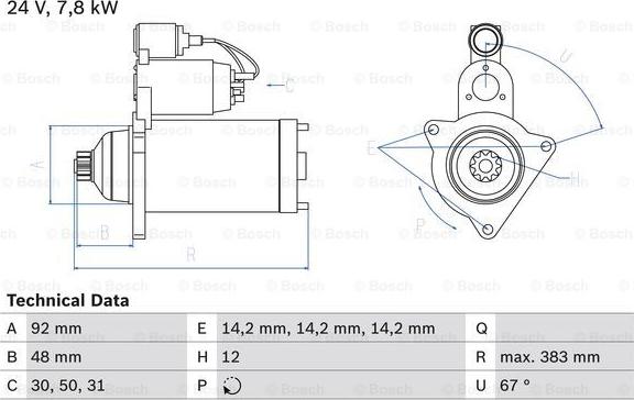 BOSCH 0 986 024 990 - Starter www.molydon.hr