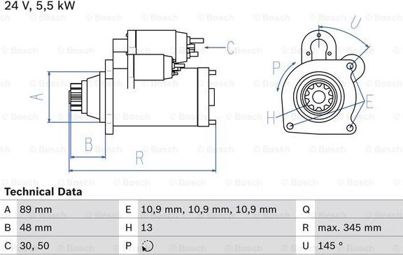 BOSCH 0 986 024 670 - Starter www.molydon.hr