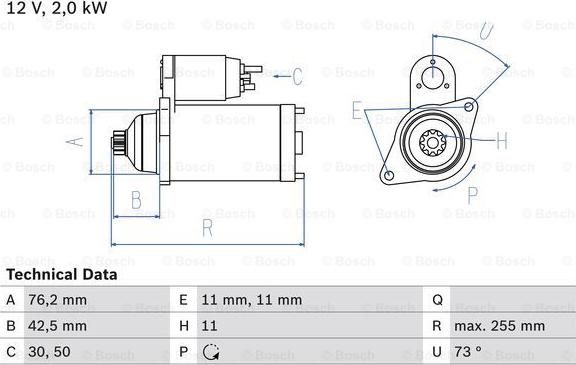 BOSCH 0 986 024 360 - Starter www.molydon.hr