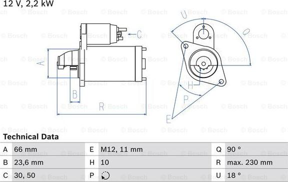 BOSCH 0 986 025 400 - Starter www.molydon.hr