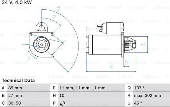 BOSCH 0 986 025 530 - Starter www.molydon.hr