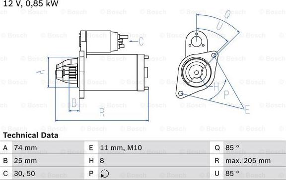 BOSCH 0 986 025 640 - Starter www.molydon.hr