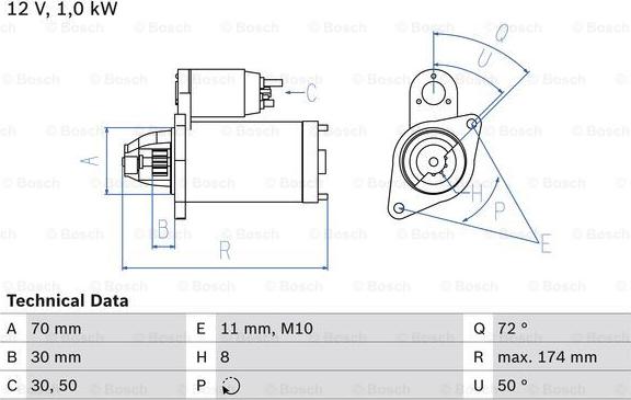 BOSCH 0 986 025 310 - Starter www.molydon.hr