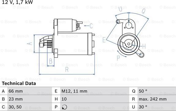 BOSCH 0 986 025 240 - Starter www.molydon.hr