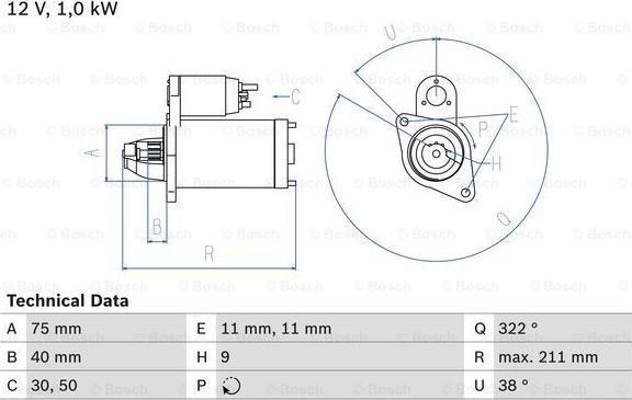 BOSCH 0 986 026 090 - Starter www.molydon.hr