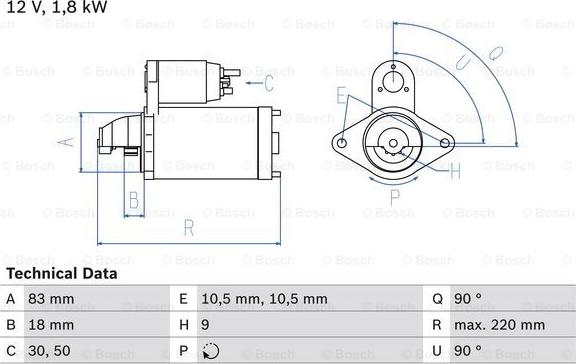 BOSCH 0 986 026 050 - Starter www.molydon.hr