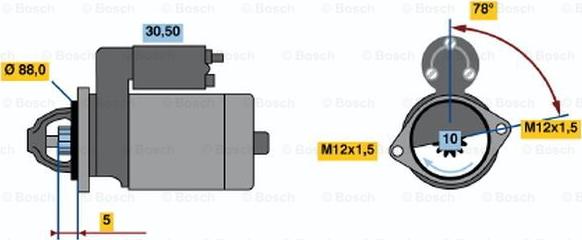 BOSCH 0 986 020 521 - Starter www.molydon.hr