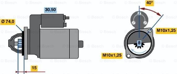 BOSCH 0 986 020 641 - Starter www.molydon.hr