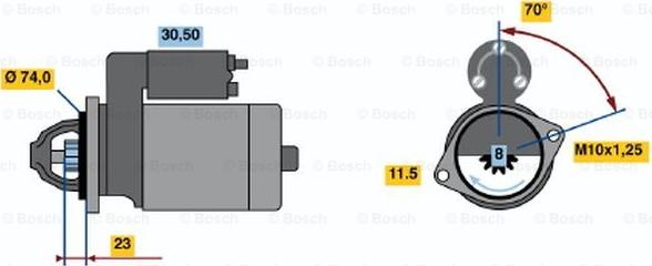 BOSCH 0 986 020 661 - Starter www.molydon.hr