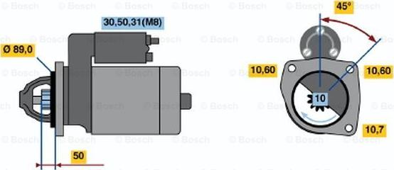 BOSCH 0 986 020 051 - Starter www.molydon.hr