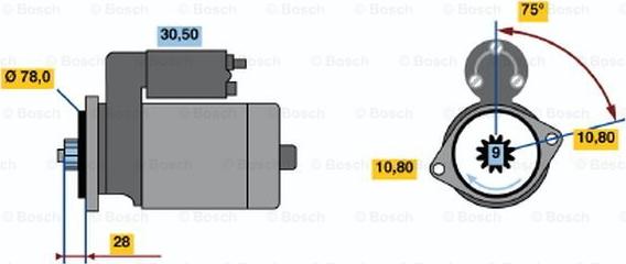 BOSCH 0 986 020 061 - Starter www.molydon.hr