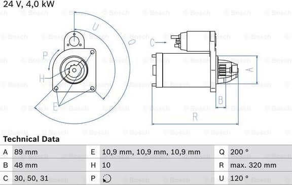 BOSCH 0 986 020 170 - Starter www.molydon.hr