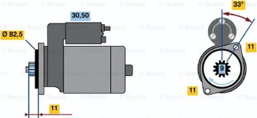 BOSCH 0 986 020 711 - Starter www.molydon.hr