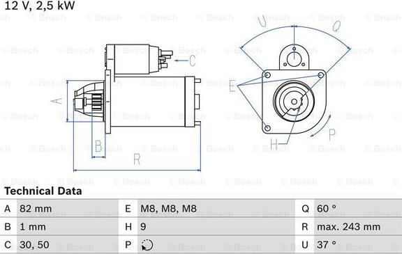 BOSCH 0 986 021 640 - Starter www.molydon.hr