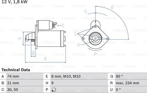 BOSCH 0 986 021 230 - Starter www.molydon.hr