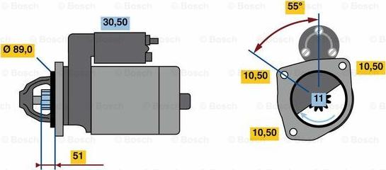 BOSCH 0 986 023 990 - Starter www.molydon.hr