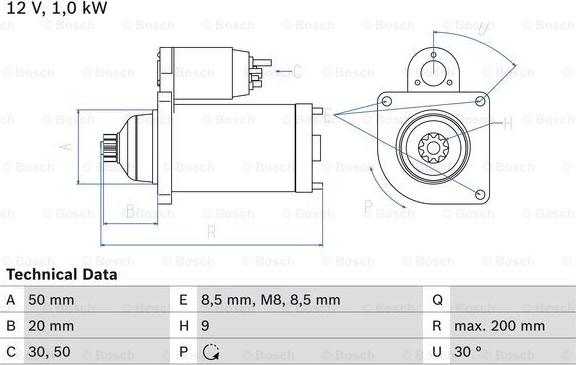 BOSCH 0 986 023 490 - Starter www.molydon.hr