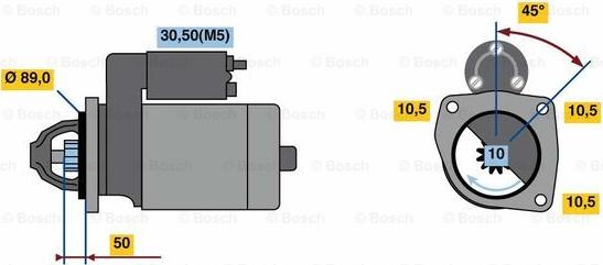 BOSCH 0 986 023 450 - Starter www.molydon.hr