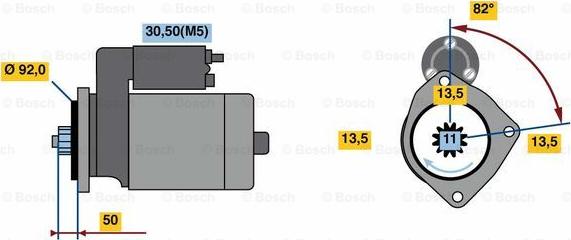 BOSCH 0 986 023 590 - Starter www.molydon.hr