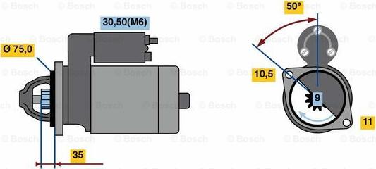 BOSCH 0 986 023 640 - Starter www.molydon.hr