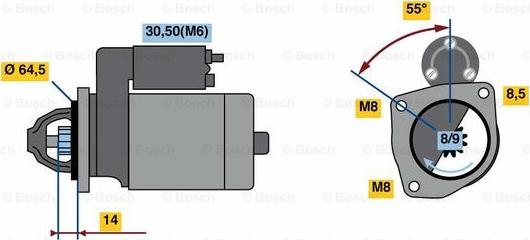 BOSCH 0 986 023 650 - Starter www.molydon.hr