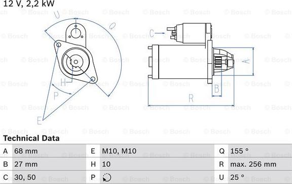 BOSCH 0 986 023 040 - Starter www.molydon.hr