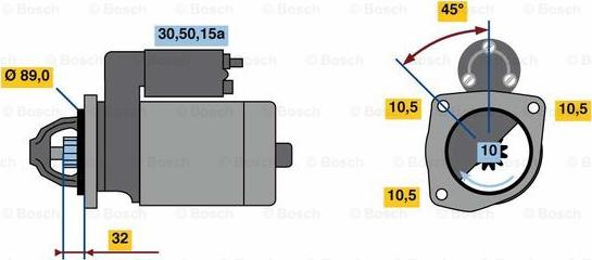 BOSCH 0 986 023 820 - Starter www.molydon.hr