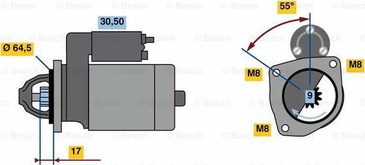 BOSCH 0 986 023 740 - Starter www.molydon.hr