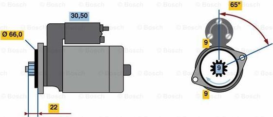 BOSCH 0 986 023 710 - Starter www.molydon.hr