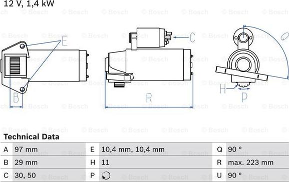 BOSCH 0 986 022 850 - Starter www.molydon.hr