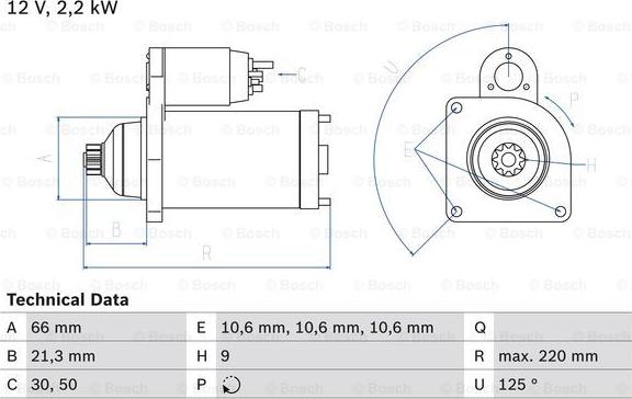 BOSCH 0 986 022 760 - Starter www.molydon.hr